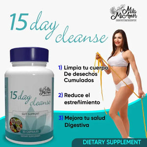2X1- 15 DAYS CLEANSE® LIMPIEZA NATURAL DEL COLÓN (PRODUCTO ORIGINAL) 50% OFF🔥