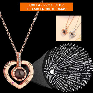 COLLAR TE AMO ❤️🌎 en 100 Idiomas -ENVÍO GRATIS💘